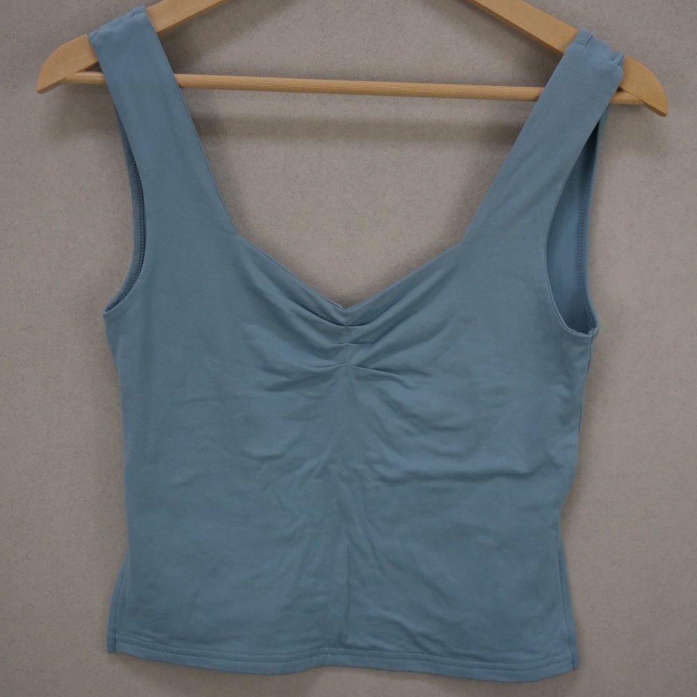 Blue Sleeveless Women's Top